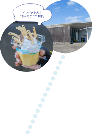 インパクト大！「ちんあなごのお家」